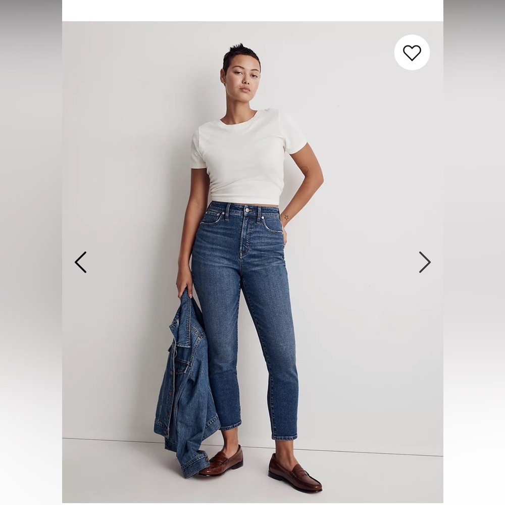 Madewell Jeans - curvy perfect vintage jean